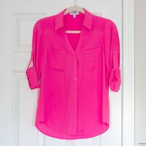 Neon Pink Express Portifino Shirt